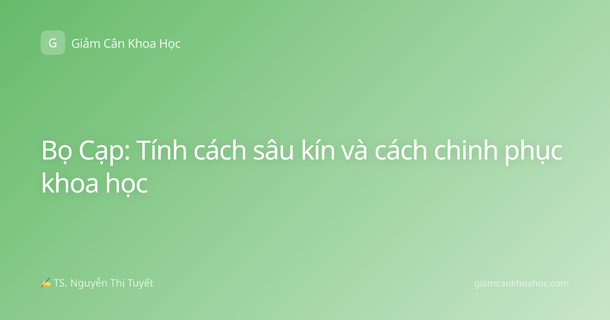 Bọ Cạp: Tính cách sâu kín và cách chinh phục khoa học